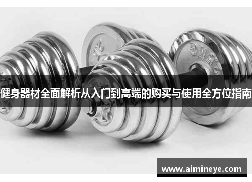 健身器材全面解析从入门到高端的购买与使用全方位指南